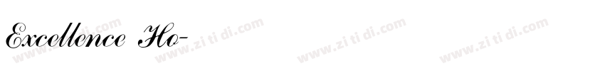 Excellence Ho字体转换